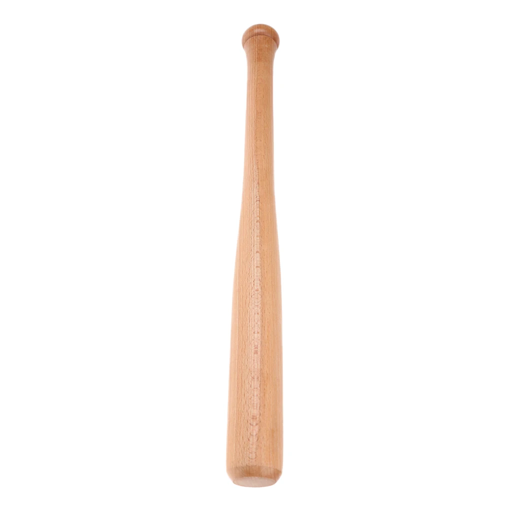 Raqueta deportiva de bate de béisbol de madera Natural, bate redondo de 54cm/21 pulgadas, ayuda para entrenamiento de ejercicio de seguridad familiar