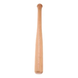 Natural Wooden Baseball Bat Sports Racket Round Bat 54cm/21inch Family Safety Exercise Training Aid