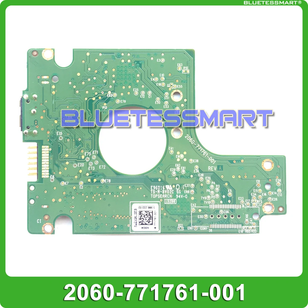 Placa de circuito PCB HDD 2060- 771761 -001 REV A/P1 para recuperação de dados de reparo de disco rígido WD 2.5 SATA