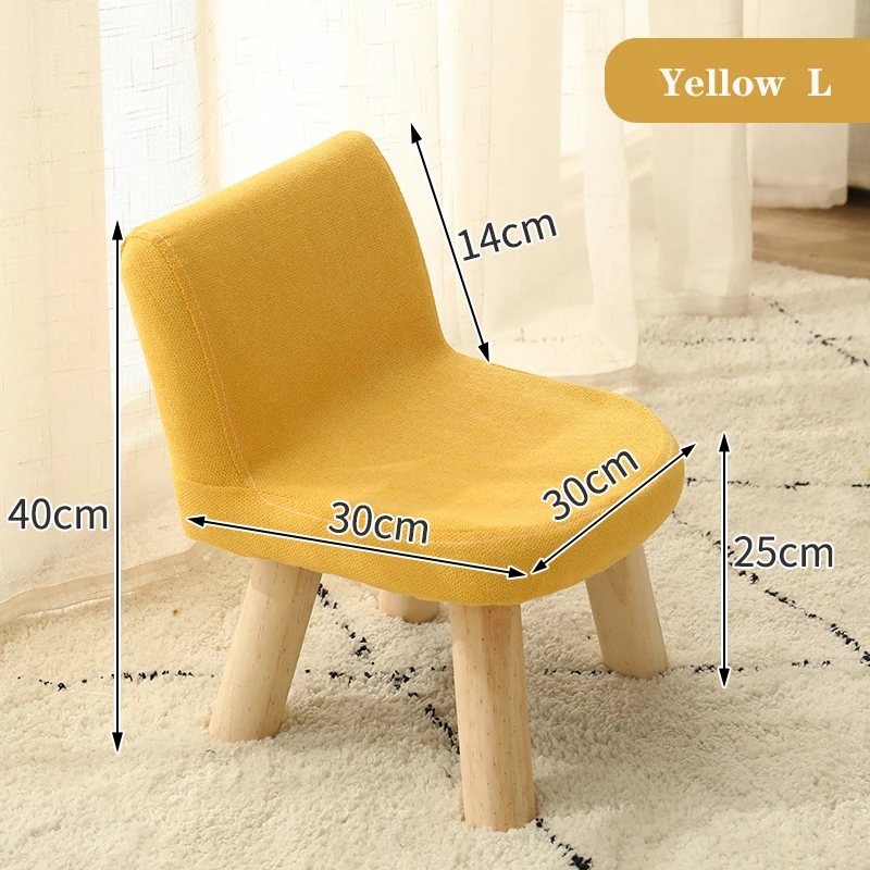 Home Children\'s Chair Baby Cute Furniture Chair Solid Wood Stool Kindergarten Table and Chair Kids Sofa Stool Desk and Chair