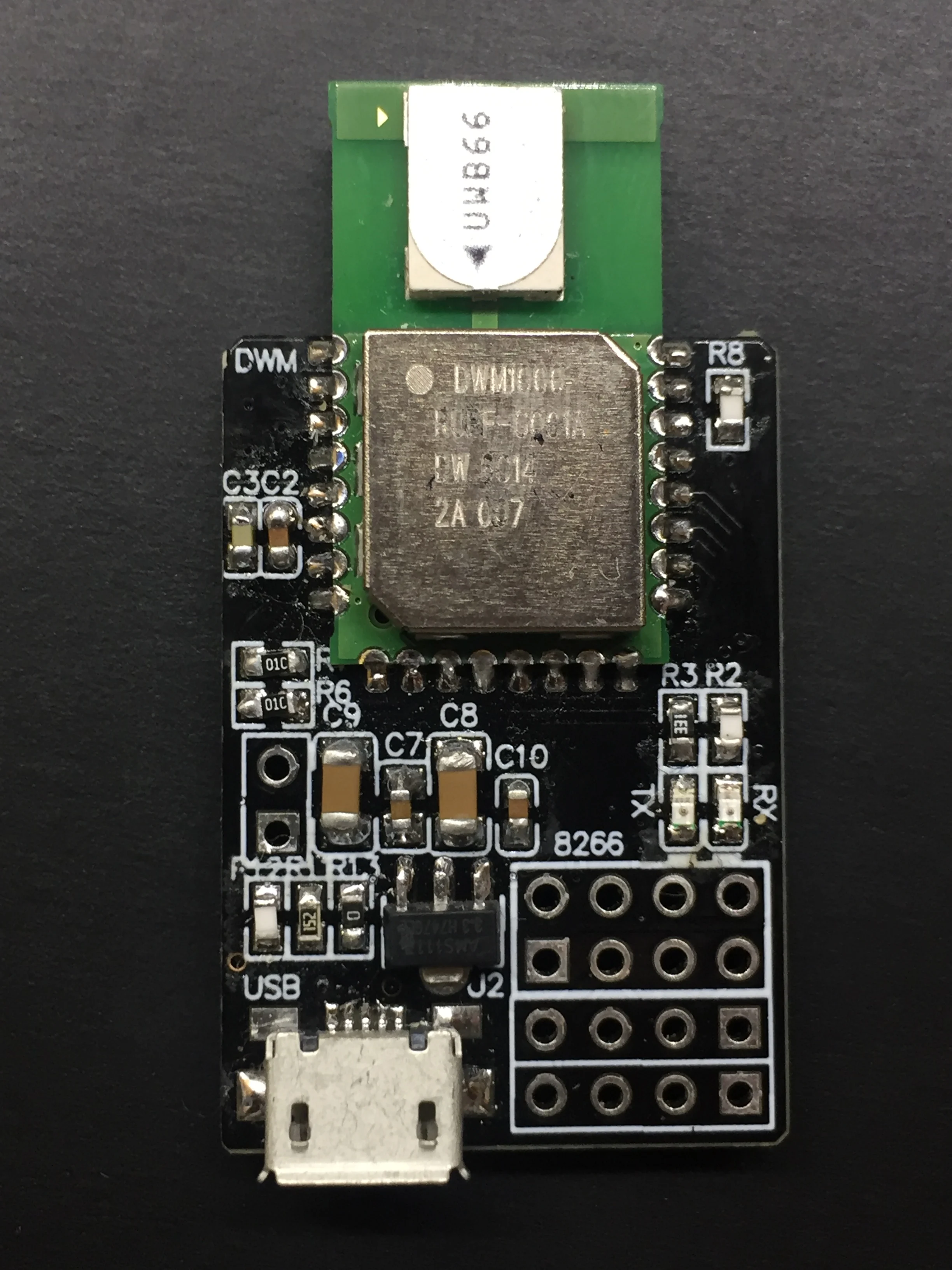 

DW1000 Indoor Positioning UWB Module Mini DIY UWB Orientation Module DWM1000 STM32F103C8T6