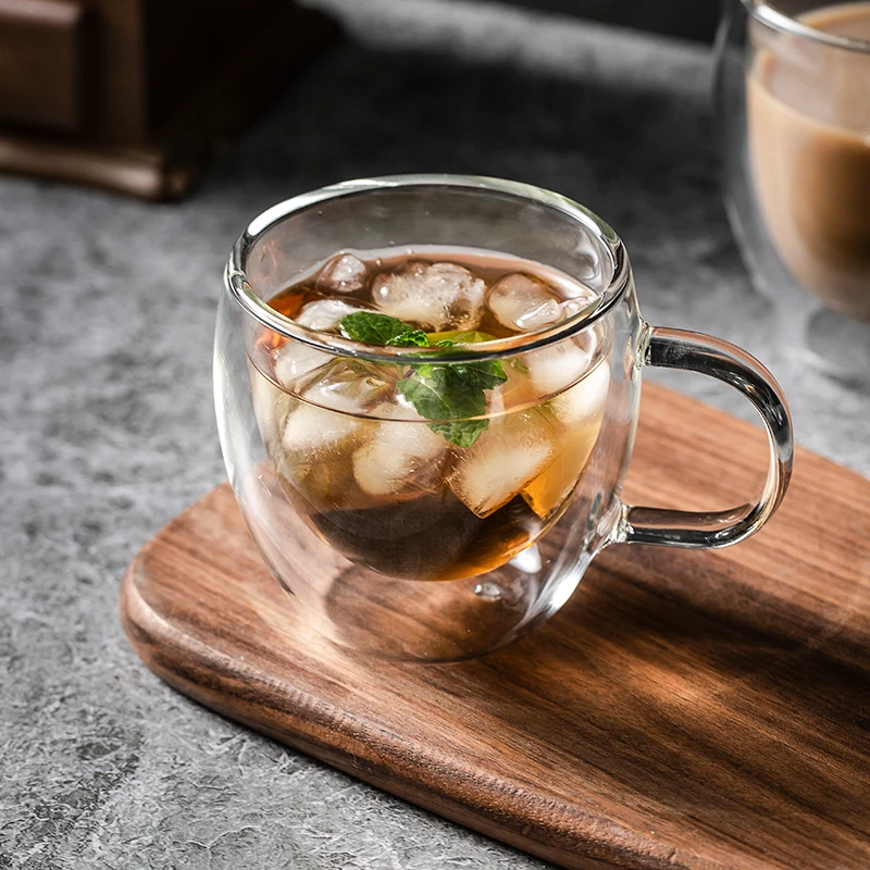 ถ้วยแก้วใสทนความร้อนสําหรับกาแ - Coffee Tea Vodka บทวิจารณ์และราคา
