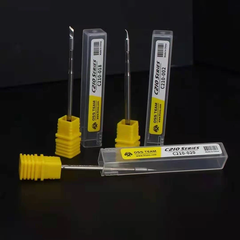 أحدث OSS C210 نصائح العالمي JBC C210 سبيكة لحام تلميح خراطيش متوافقة ل xلحام T210/سوغون T26 محطة لحام