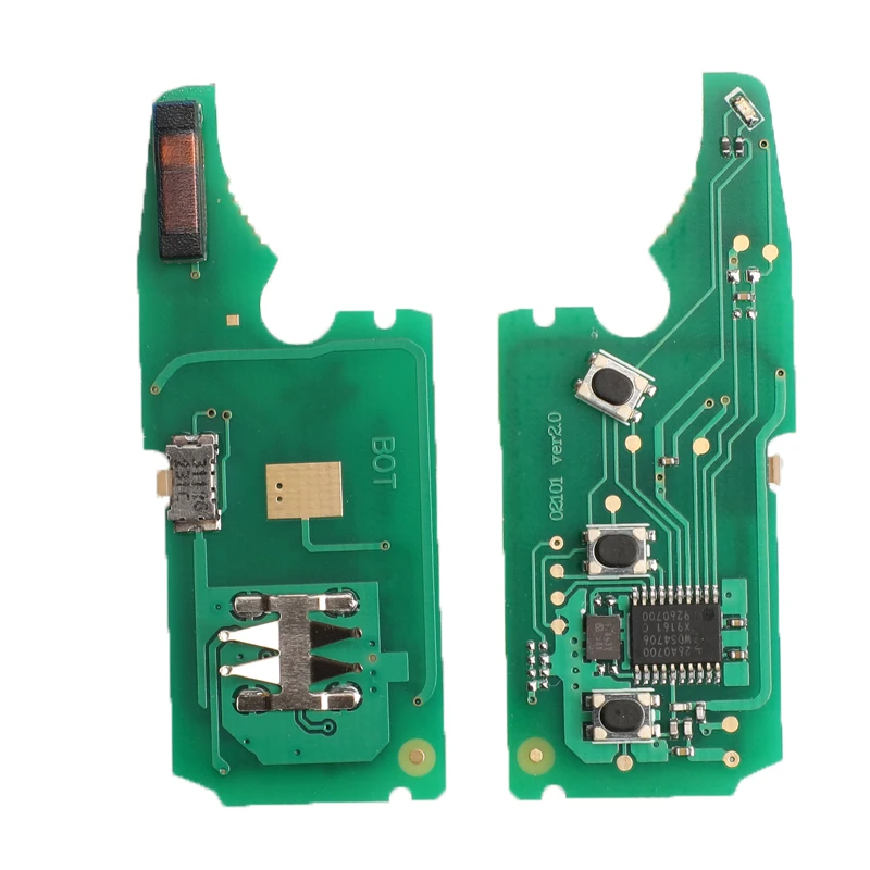 Jingyuqin 3/4BTN 315/433 MHz ID46 Flip Remote Auto Schlüsselanhänger Für Touareg VW Touareg Phaeton 2002-2012 3D 0959753 R /3D 0959753 AK AR