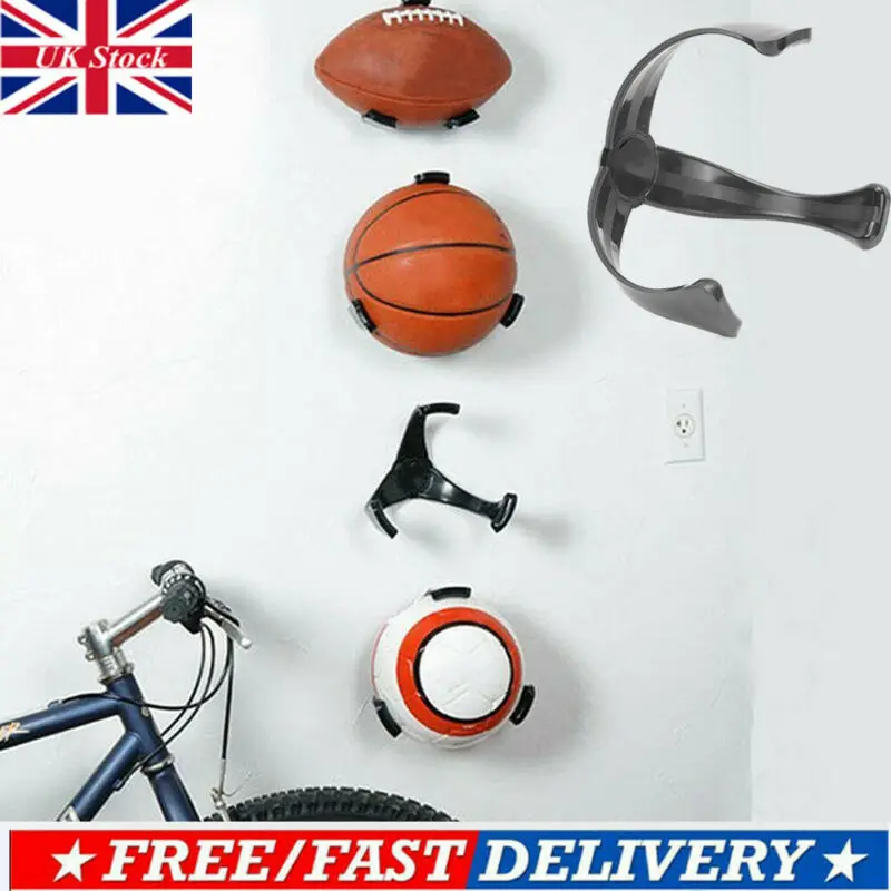 Hot Ball Holder Claw Wall Mount Rack Display for Football Basketball Rugby Soccer Storage Baskets