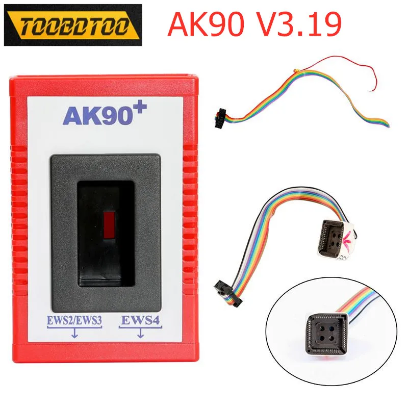 

1995-2009 Latest Professional AK90 OBD2 Car Programmer V3.19 For BMW CAS/EWS Chip Data to Read Specific Seat Key Matching Tool