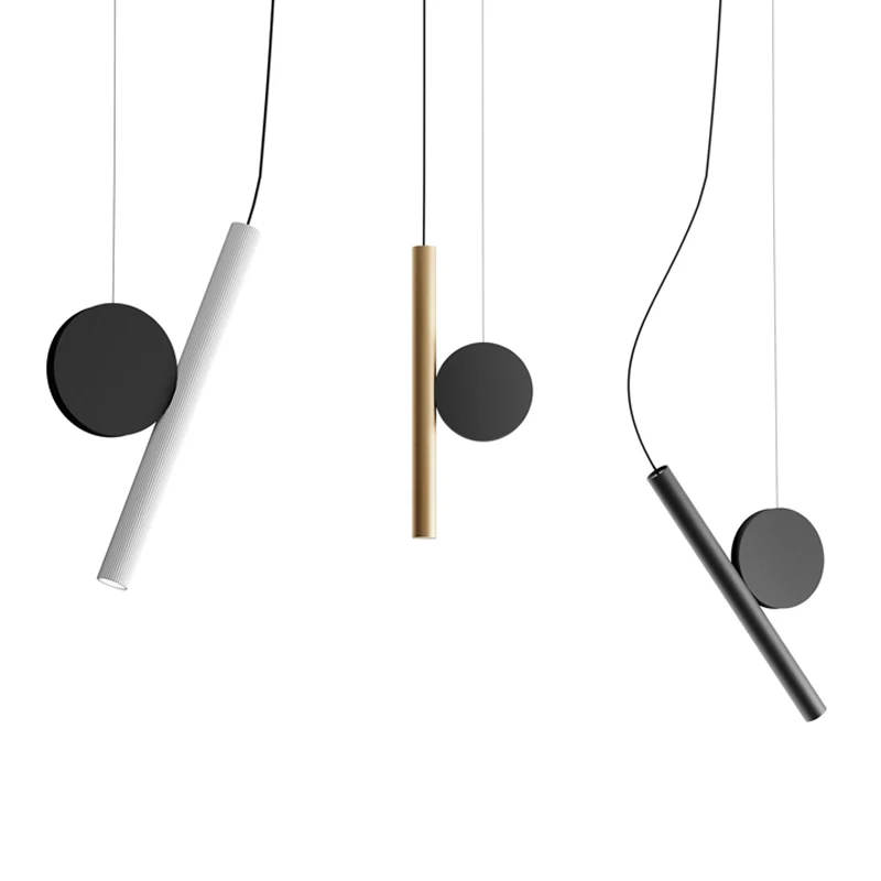 Minimalist Nordic Zen creative pendant lamp bedroom bedside bar small pendant light