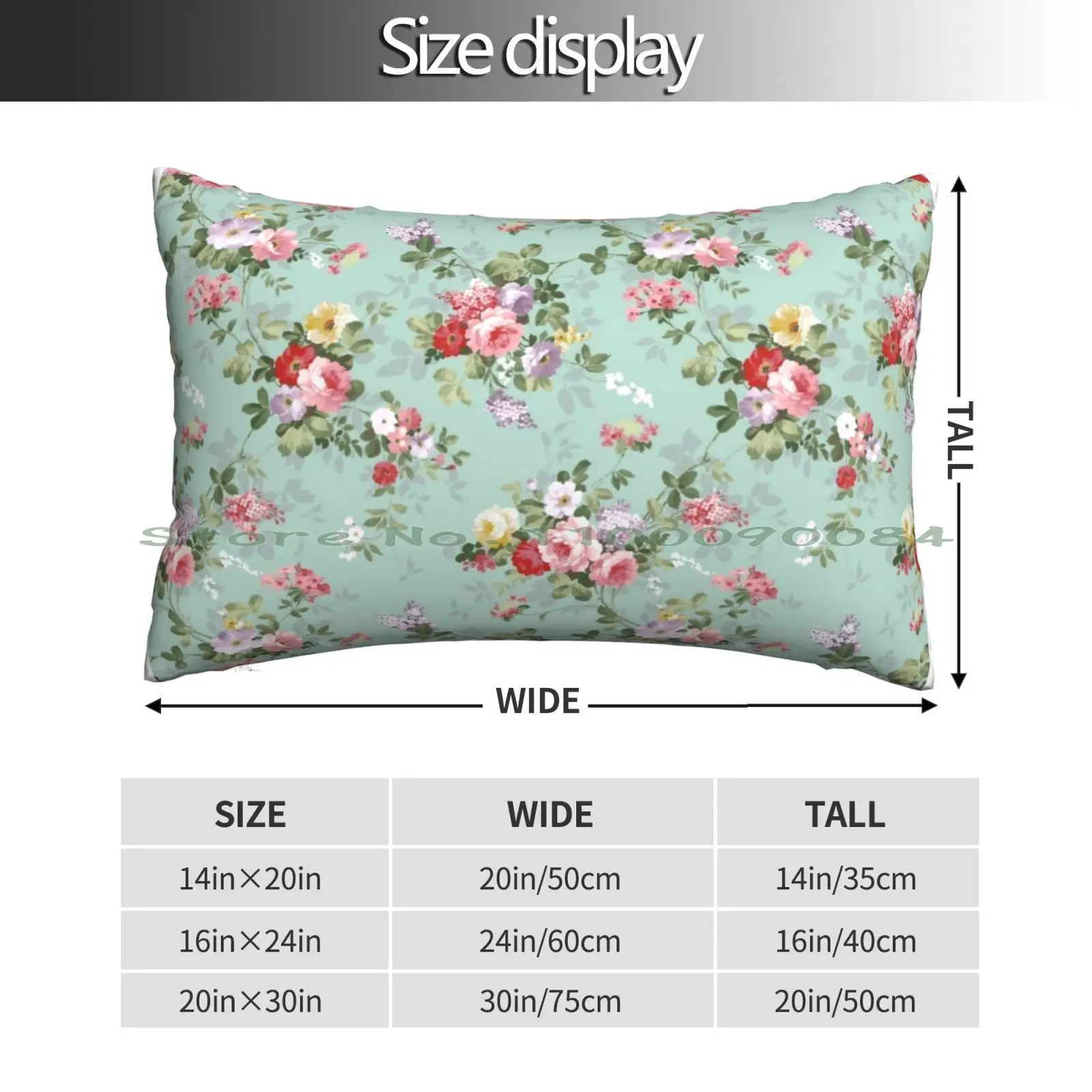 Vintage Pink Roses Floral Pattern Pillow Case 20x30 50*75 Sofa Bedroom Roses Pink Nature Shabby Chic Stylish Sweet Floral