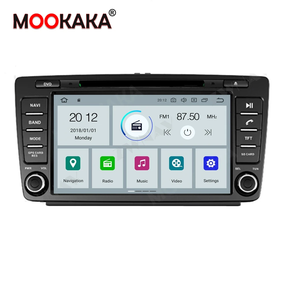 Android 10.0 4GB+64GB Car DVD Player DSP Car multimedia Radio For Volkswagen VW Skoda Octavia Golf 5 6 touran GPS Navigation PX6