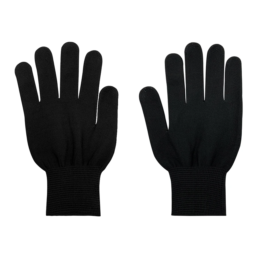 Nylon Thin Non-Slip Work Gloves Dot Beads Black Color Wear-Resistant Anti-Skid Site Anti-Fouling Moving Brick Protective Gloves