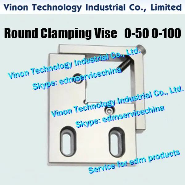 Stainless Steel Precision Vise for clamping round work-pieces 0-50mm, edm Round Clamping Tool Vise for WEDM Machining