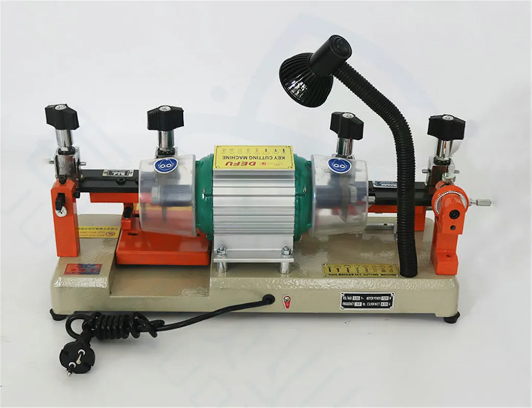 220V 120W Doppia testa Macchina di Taglio Chiave Per La Copia di Auto Serratura Della Porta Chiavi Duplicazione Copia Chiave Che Fa La Macchina attrezzi del fabbro