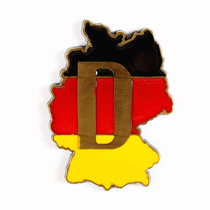 Fridge Magnet Decor Souvenir France United Kingdom Germany United States New York India Metal Magnetic Refrigerator Sticker