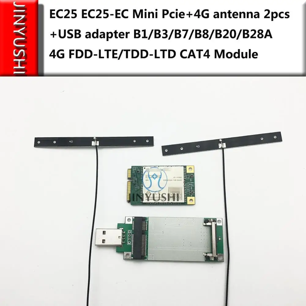 EC25ECGA-MINIPCIE EC25ECGA-128-SNNS Pcie EC25-EC صغيرة pcie CAT4 وحدة لاسلكية LTE وحدة 4G وحدة EC25 لأوروبا