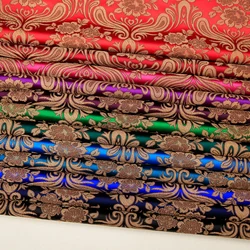 Silk fabric brocade jacquard attire fabric for sewing cheongsam and kimono dress of DIY material