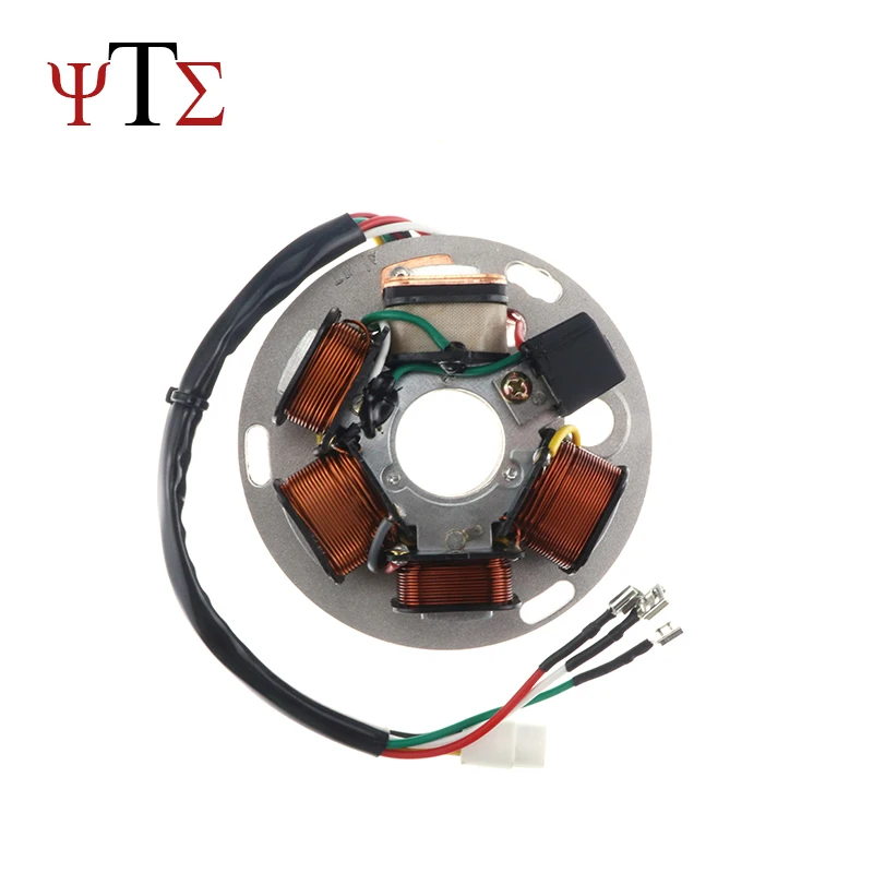 

Motorcycle Generator Stator Engine Coil For PIAGGIO VISPA PX125 PX150 PX200 PX125-150-200e PX 125 150 200 6 Poles Plate