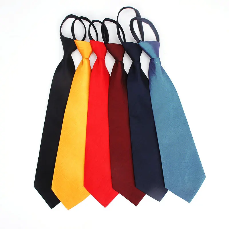 

Easy Zipper Tie 8.5cm Lazy Short Men Suit Business Wide Tie Black Red Necktie Neckcloth Neckwear Female Party Gravata Gift