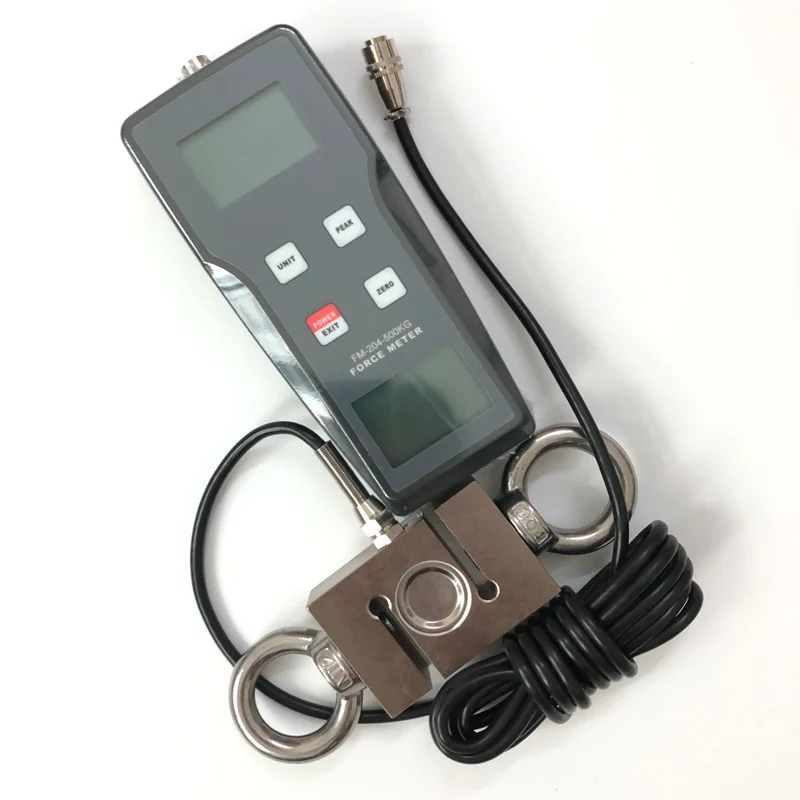 FM-207-1K/2K/5K/10K/20K/50K Push Pull Force Gauge 4การวัดหน่วยDynamometer Force Measuring Instruments
