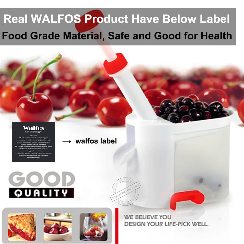 Walfos Cherry Pitter Remover Machine Fruit Olijf Core Seed Nucleaire Remover Keuken Accessoires Gadgets