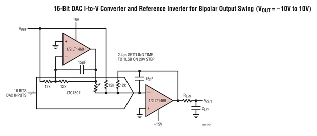 LT1469ACDF LT1469AIDF LT1469CDF LT1469IDF LT1469 - Dual 90MHz, 22V/us 16-Bit Accurate Operational Amplifier