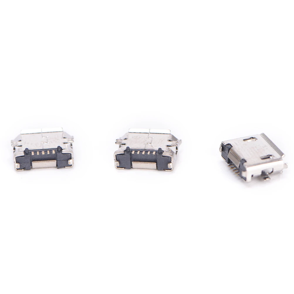 Connecteurs Jack Micro USB 5 broches Type B pour téléphone portable, 10 pièces