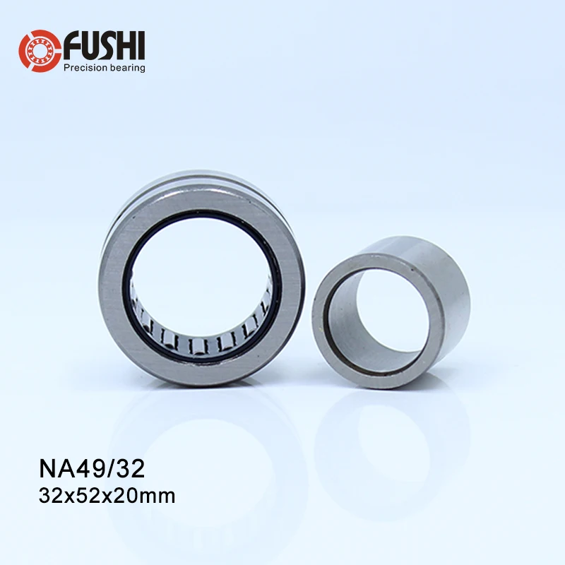 NA49/32 Rolamento 32*52*20mm (1 PC) collar sólidos Rolamentos de Rolos de Agulhas Com Anel Interno 45449/32 45249/32 Rolamento