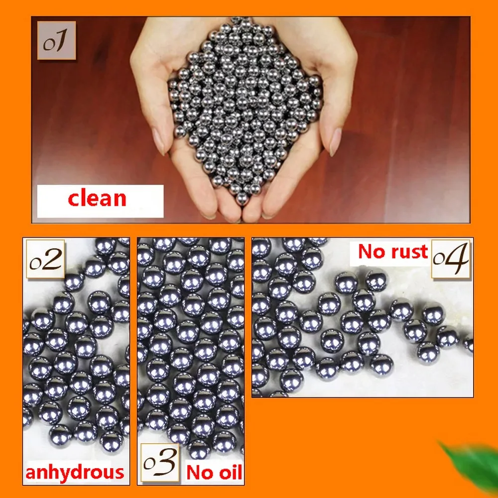 100pcs 6mm-10mm Steel Balls Pocket Shot Outdoor Hunting Slingshot Pinball Stainless Ammo Steel Balls Shooting Accessories