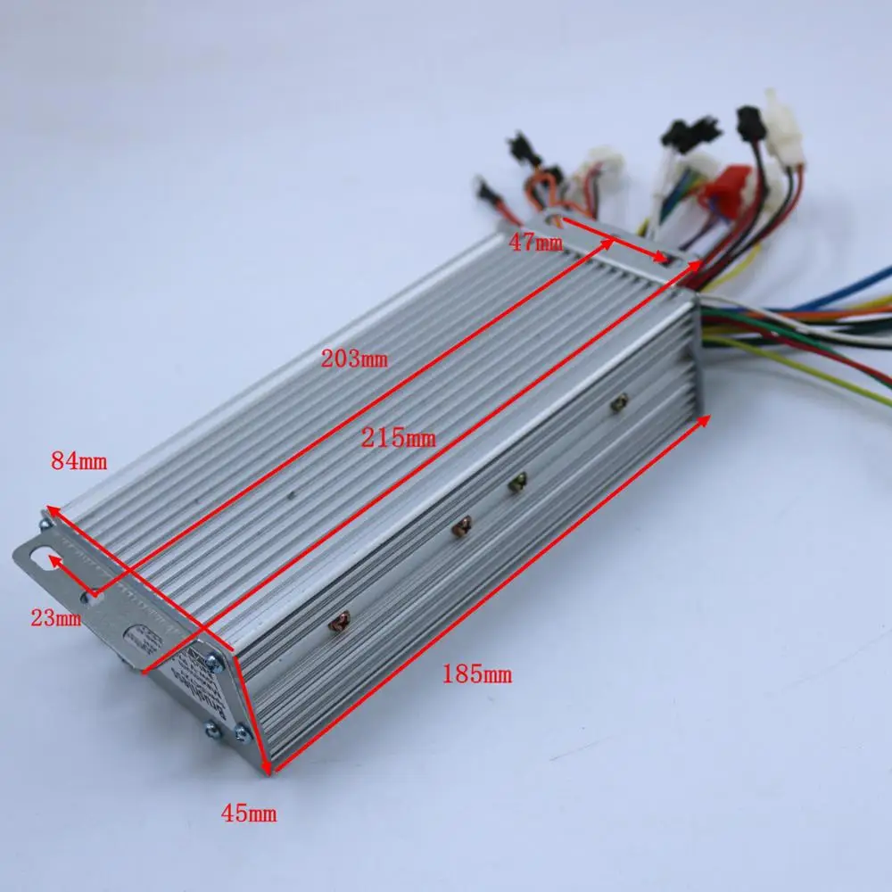 48V-84V 1000W 45Amax BLDC motor controller, E-bike brushless speed controller, compatible for sensor/sensorless motors