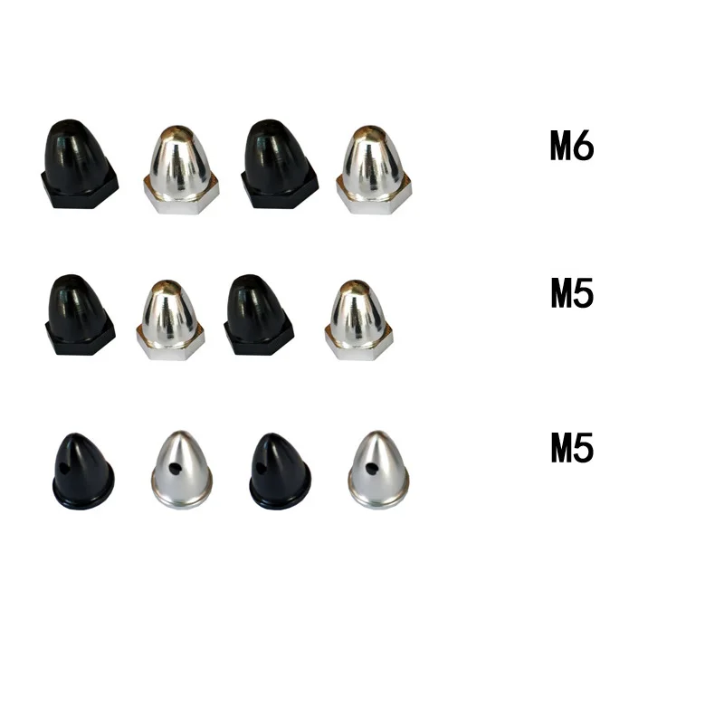 10pcs Brushless Motor Propeller M5 / M6 Cap Nut Fixed Adapter 5CW 5CCW for DJI 2212 Emax MT1806 2204 2206 2208 Motor Spare Parts