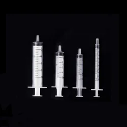 40 Pcs 10ml 5ml 2ml 1ml Sterile medical Syringes skin injection feeding pet Industry Dispensing with Pointed Needle Storage Caps