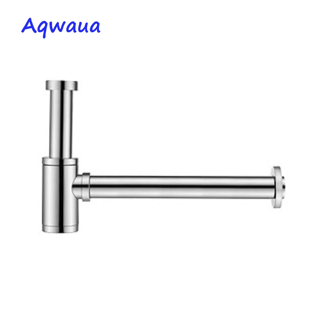 Aqwaua Bottle Trap P-Trap Drain for Bathroom Vanity Stainless Steel Accessories For Bathroom