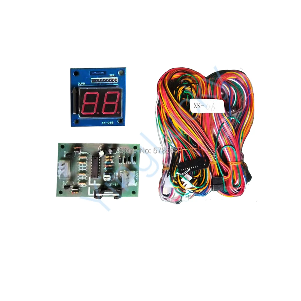 Crane Claw Machine PCB Game Board with Cable Harness for Coin-Operated Arcade Toy Vending Doll Kit