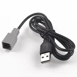 Car Aux Audio Data Wire Plug To USB Adapter Conector For Toyota Corolla Prius Tacoma Yaris For LEXUS 2013 ES350 GS350 GS450H