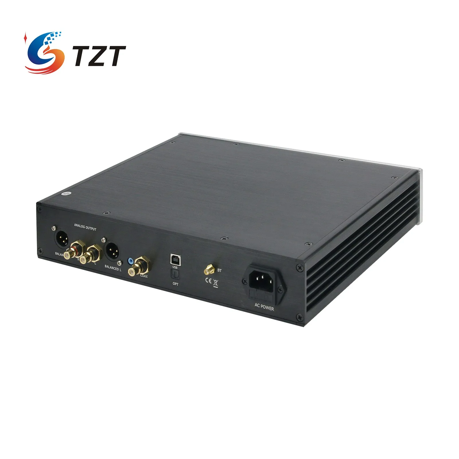 TZT DA380 Flagship Dual-core amplificador decodificador totalmente equilibrado ES9038PRO decodificador DAC Amp Bluetooth 5.1-versão padrão