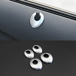 Chrome Interior Door Bolt Lock Pin Bezel Cover Stickers For Opel Astra K 2016 2017 2018 2019 2020 2021 Car Accessories