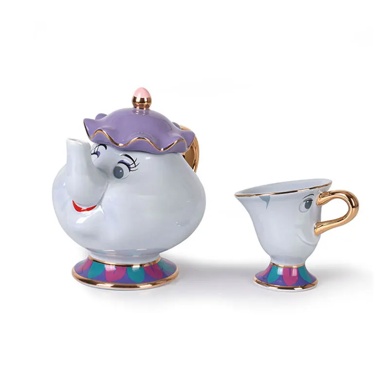 Beauty Sugar Bowl Pot Geniune Ceramic Coffee Tea Set Cartoon Xmas Gift