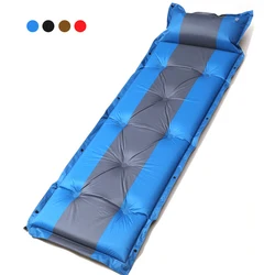 Desert&Fox Self Inflatable Mattress with Air Pillow Portable Single Camping Mat Air Mattress Lightweight Travel Sleeping Pad