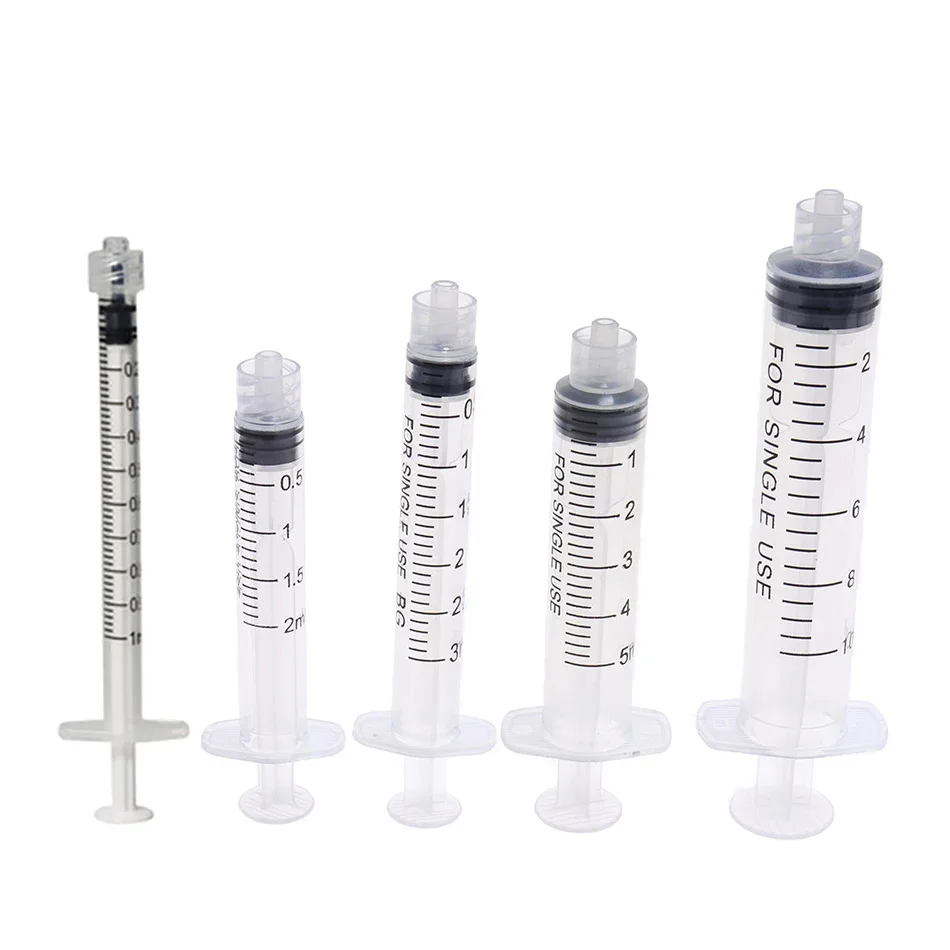 Seringue d'Injection d'Encre Luer Lock, 1ml, 2ml, 3m, 5ml, 10ml