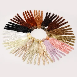 Msiredoll  Imitation mohair 25cm  Wigs curly hairpiece for 1/3 BJD/SD Blyth doll wigs DIY Fapai milk silk soft hairs doll