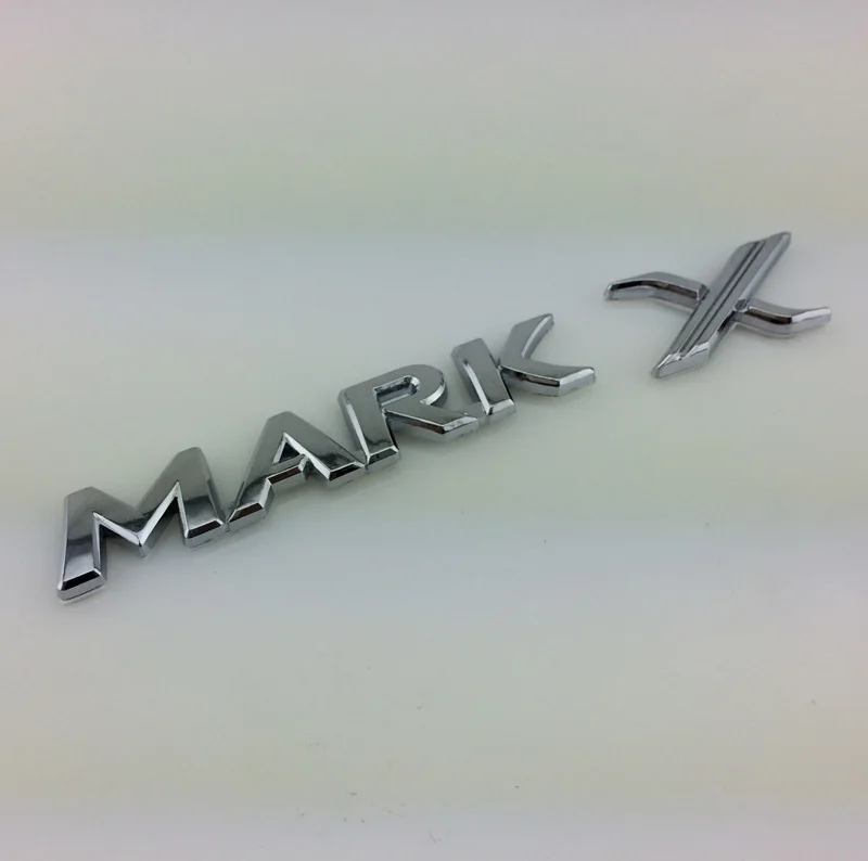 

1 Pcs car emblem car stick for Toyota MARK X MARKX GT Rear Emblem Decal Badge Sticker 160x25x40mm Car Styling