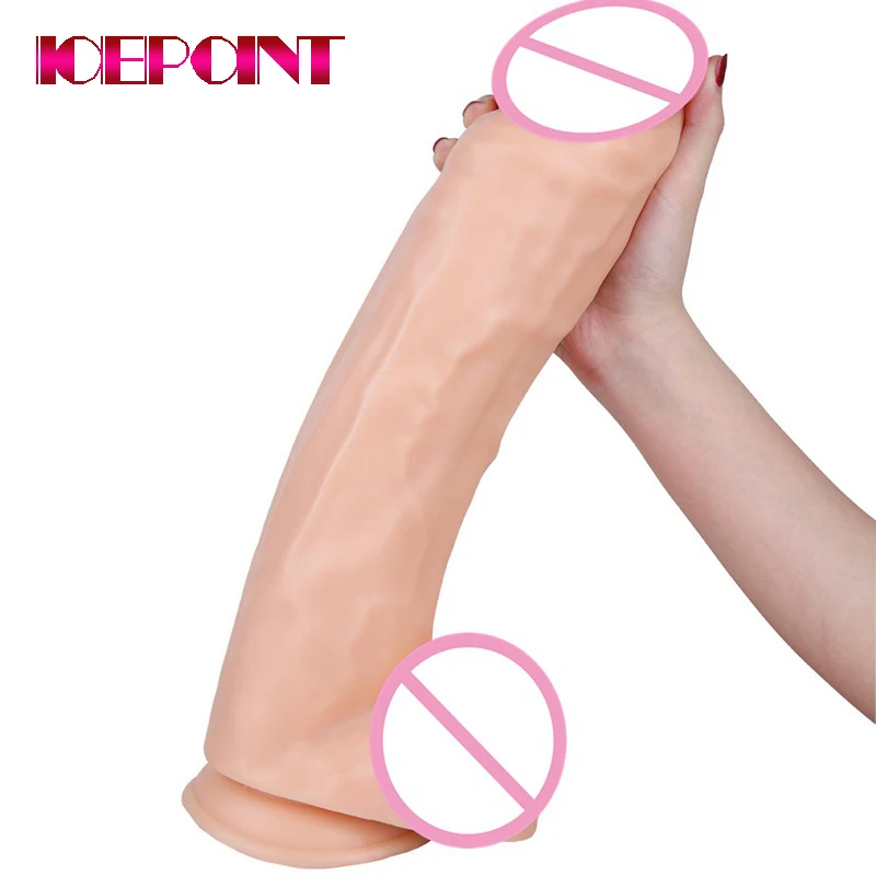 

37*9cm Huge Dildos Strap On Giant Penis With Suction Cup Anal Sex Toys for Women Butt Plug Super Thick Dick Vaginal Anus Dilator