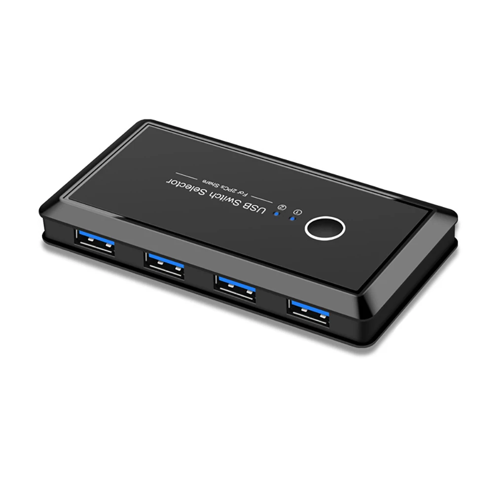 Kuwfi usb interruptor usb 3.0 2.0 hdmi divisor uso adaptador de energia 4 portas múltipla expansor para teclado mouse scanner impressora