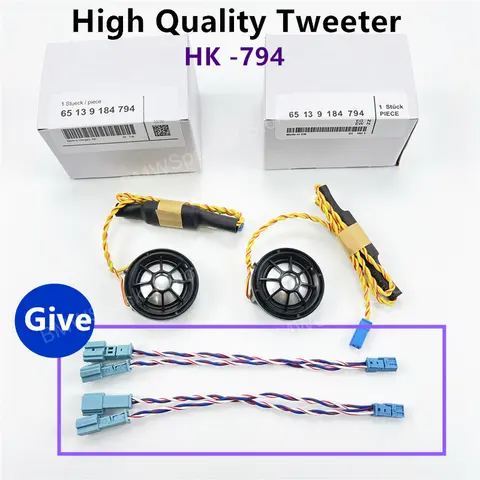 BMW F10 F11 F30 F32 E60 E90 G30 시리즈 용 자동차 전면 및 후면 트위터 스피커 고품질 HiFi 혼 스피커