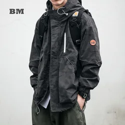 Veste Cargo à capuche pour homme, Streetwear de haute qualité, vêtements militaires et tactiques de Camouflage, mode Harajuku, printemps automne