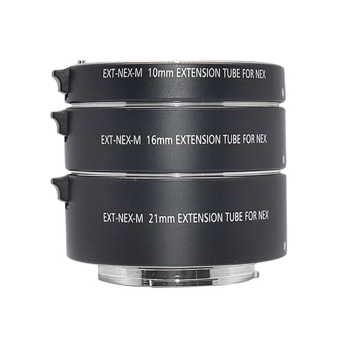 Imagen 2 del producto Mcoplus anillo de tubo de extensión Macro de enfoque automático de Metal para Sony E Mount A7 II III A7SII A6000 A6300 A6400 A6500 A6600 NEX 5 6 7 3 5N