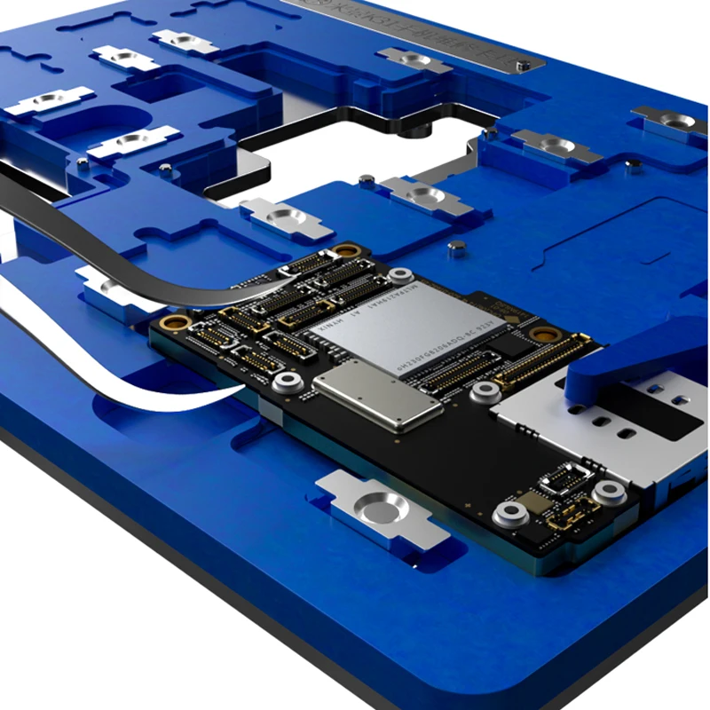 Mijing k31 reparo para iphone x/xs/xs max/11/11 pro/11 pro max, instalação multiplaca para conserto de celular, com dois chips