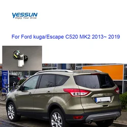 Car Rear View Camera For Ford kuga Escape C520 MK2 2013 2014 2015 2016 2017 2018 2019 CCD backup camera/license plate camera
