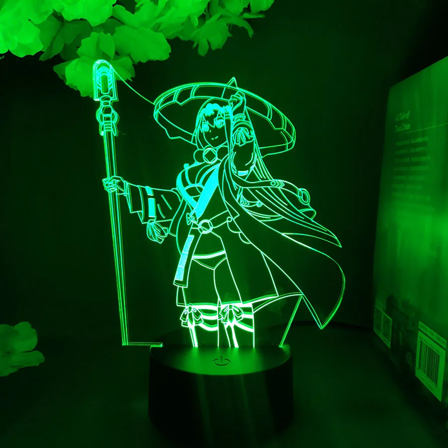 

Fate Grand Order Anime Characters 3D Nightlight Kawaii Room Decorative Gamers Table Lamp Gaming Room Setup Backlight Kids Gift