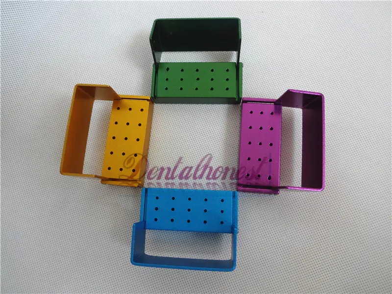 

4pcs 15 Holes Autoclavable Dental FG High Speed Burs Holder Blocks
