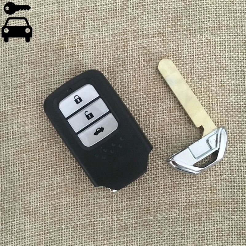 With 4A Chip 434Mhz with Logo and Blade for Honda Accord 10th Car Smart Remote Key Keyless Entry Remote Key